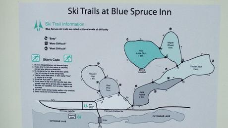 Blue Spruce Inn - Map of Ski Trails