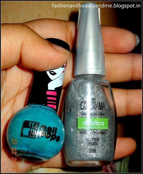 On my nails today #4 Turquoise