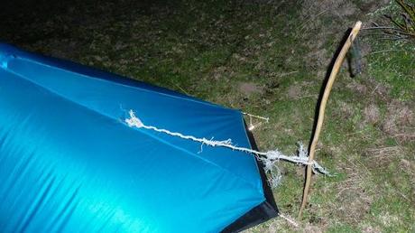 rope attached to tent 