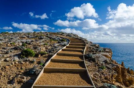 pathway on cliff top