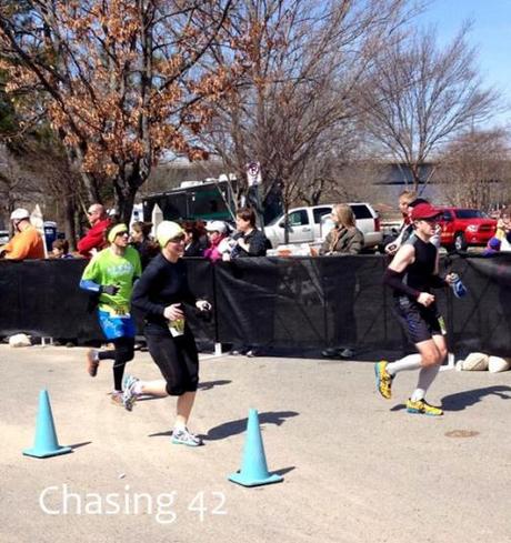 Crossing the finish line