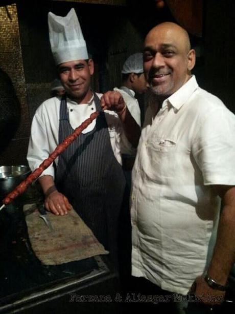 the door, the food and the chef