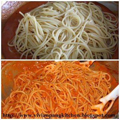 Pasta with Tomato Cream Sauce