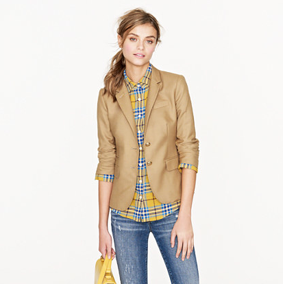 blazers how to wear covet her closet promo code free shipping j. crew h&m trends 2013
