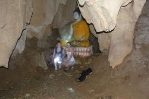 Caving in Vang Vieng