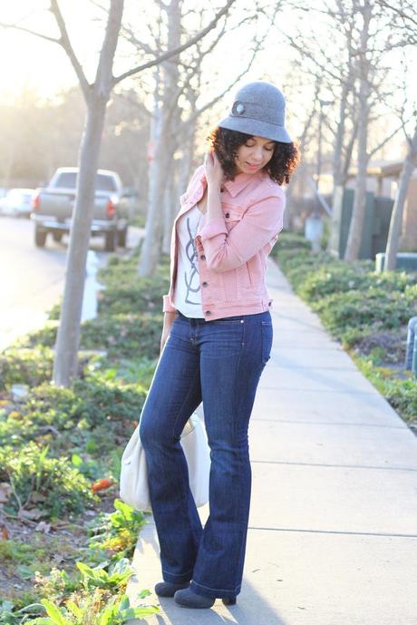 Pink Denim Jacket