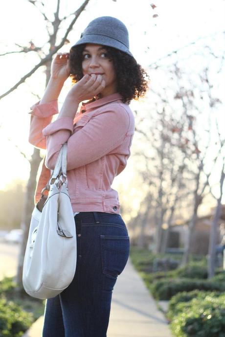 Pink Denim Jacket