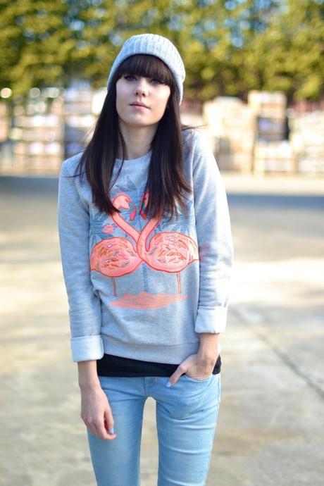 trend flamingo sweater lovelybylucy