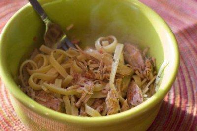 Slow Cooker Pork Ragu with Fettuccine