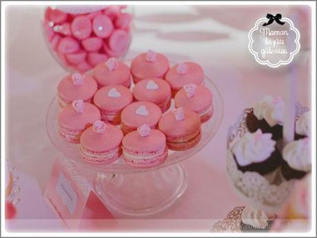 A Romantic Themed Sweet Table for a Gorgeous Wedding by Maman Les p'tits gateaux