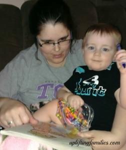 Mommy and Baby Boy Coloring