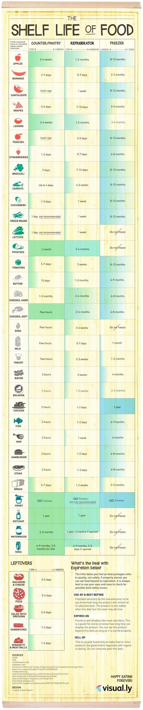 The Shelf Life of Food