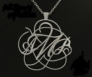 Triple Initial necklace