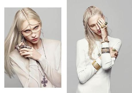 YULIA LUBOVA for SERPENTINE JEWELRY FOR HARPER’S BAZAAR UKRAINE MARCH 2013