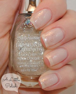 OPI - Don't Touch My Tutu with Sally Hansen - Glass Slipper