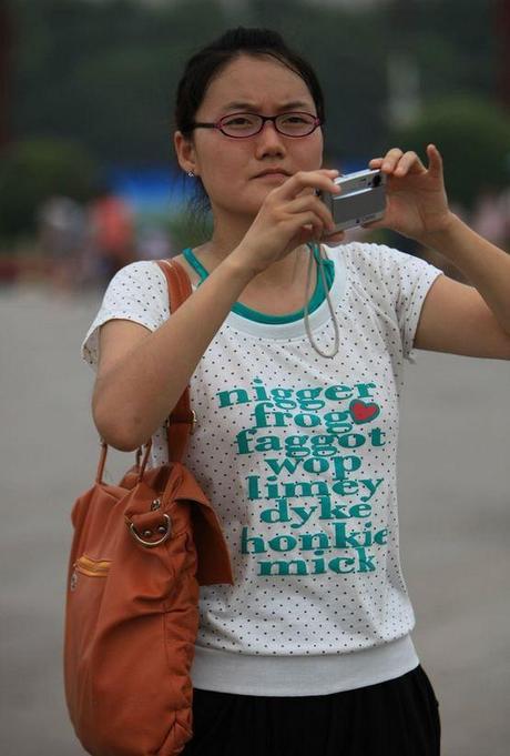 How Racist Is This Chick’s T-Shirt