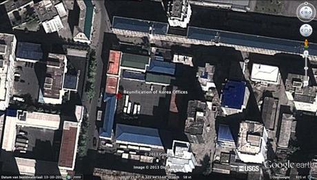 View of some of the offices of the Committee for the Reunification of Korea (Photo: Google image)