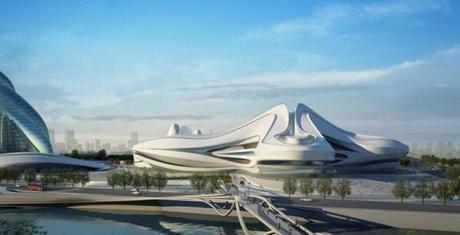 Changsha Meixihu International Culture & Art Center By Zaha Hadid Architects