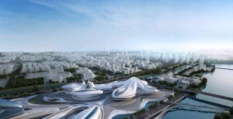 Changsha Meixihu International Culture & Art Center By Zaha Hadid Architects