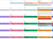 Scheduling Organizing Your Blog