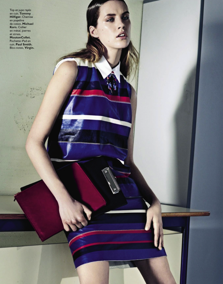 Julia Frauche by David Roemer for Grazia France March 2013 2