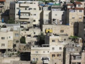 Closeup of Jerusalem neighborhood