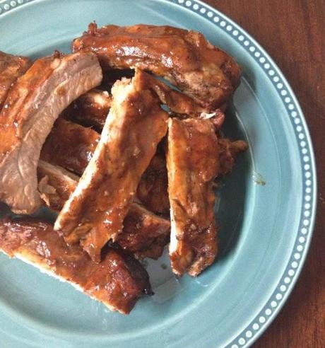 on crock pot barbecue pork ribs...