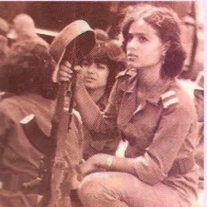 The first Palestinian fighter to fall defending Nablus from Zionist invaders in 1967 was a woman.