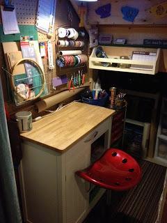 Getting Crafty: A Hobbit-Hole Craft Room