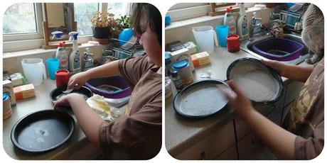 Mother's Day Flour Arranging!