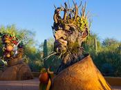 Heads Made Trees Flowers Represent Four Seasons