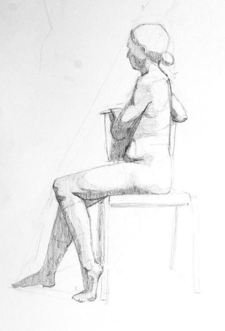 Figure painting sketch