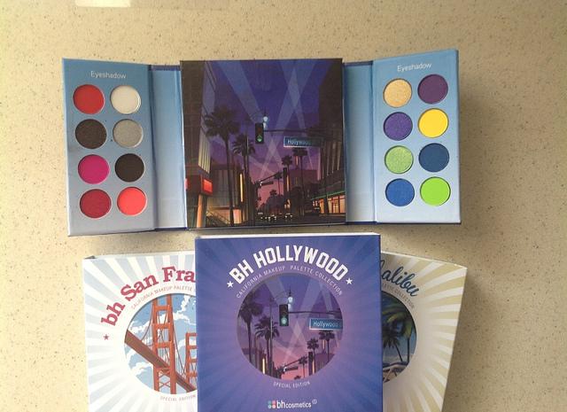 BH Cosmetics California Palettes: Hollywood Review and Swatches