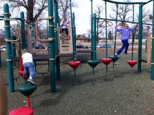 At the Belle Isle playground