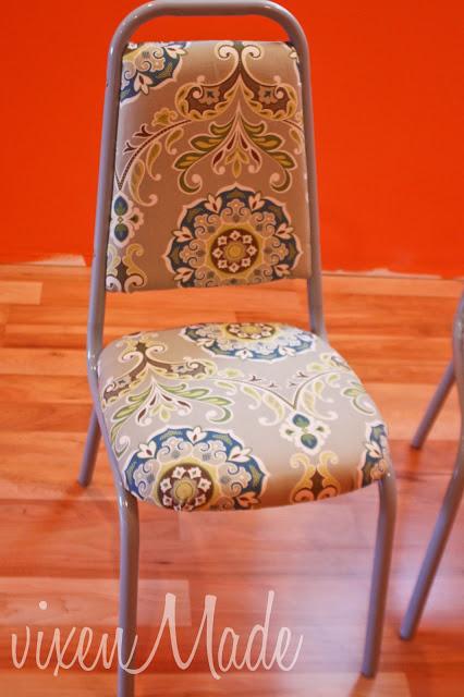 Reupholstered Kitchen Chairs