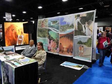 Seychelles Booth at the Travel and Adventure Show