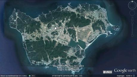 Paekryong (Baengnyeong) Island in the West (Yellow Sea) (Photo: Google image)
