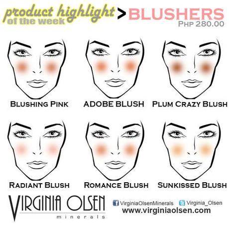 Virginia Olsen Product Highlight of the Week: Blushers + 10% OFF