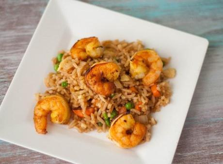 Grilled Curry Shrimp and Fried Rice-1-2