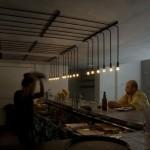 Workshop kitchen + bar lighting by .PSLAB