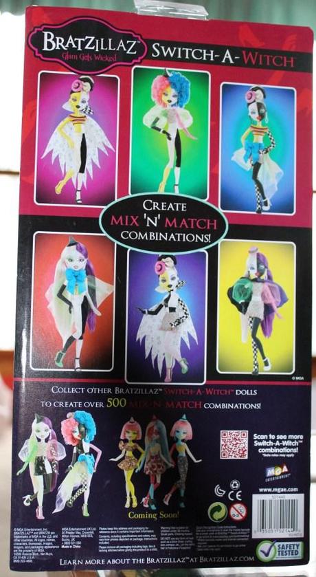 Bratzillaz Switch a Witch Packaging