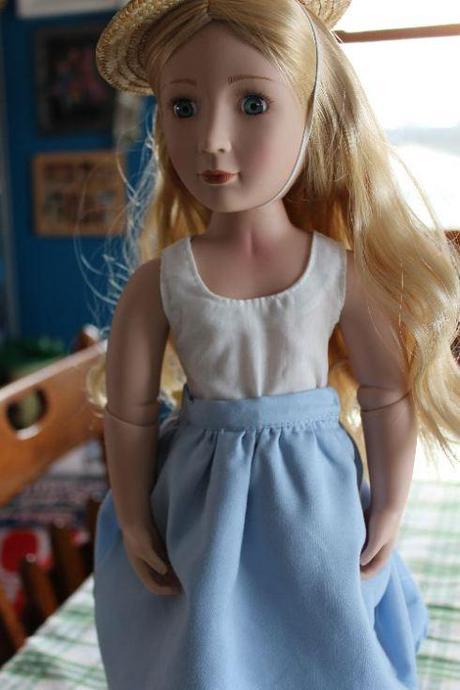 Dolly Review: A Girl For All Time Amelia Amelia in her undershirt