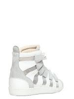 Breezy For The Sole:  Maison Martin Margiela Suede, Mesh & Leather Sneakers