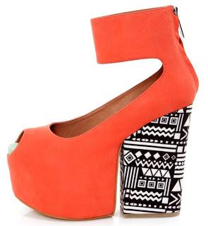 Shoe of the Day | Matiko Francesca Tribal Print Platform Wedge