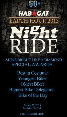 Habagat Earth Hour Ride 2013 Special Awards