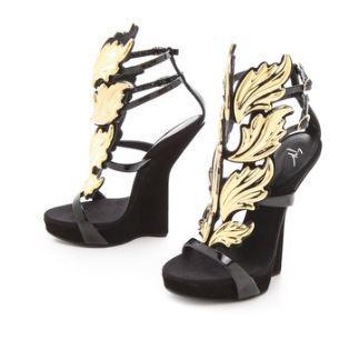 Giuseppe Zanotti Baroque Leaf Sandals ($1,695)