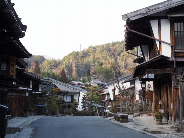 P3090253 木曽妻籠宿，ありし江戸の世の姿のままに / Tsumago juku post town, will take you back in time to the Edo Period.