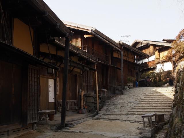 P3090158 木曽妻籠宿，ありし江戸の世の姿のままに / Tsumago juku post town, will take you back in time to the Edo Period.