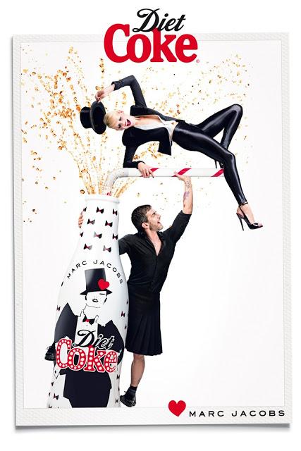 MARC JACOBS AND GINTA LAPINA FOR DIET COKE CAMPAIGN