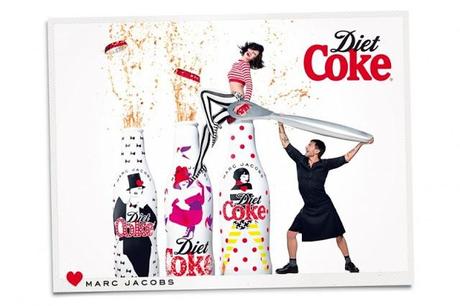 MARC JACOBS AND GINTA LAPINA FOR DIET COKE CAMPAIGN